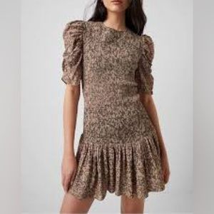 Erika Drape Smock Mini Dress french connection 
S